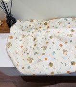 Khăn mặt muslin, khăn tắm muslin họa tiết xinh xắn cho bé giá rẻ